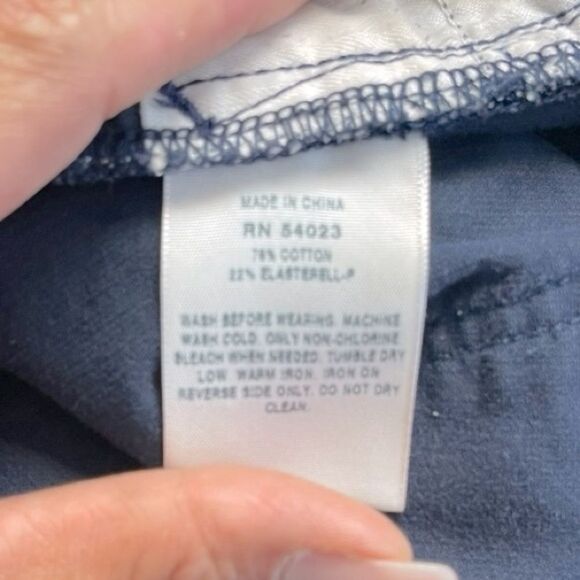 Gap 1969 Navy Blue Corduroy Legging Jean Size 32R - Picture 11 of 11